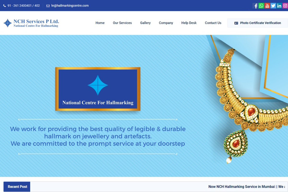 Desai Software-National Hallmarking Centre